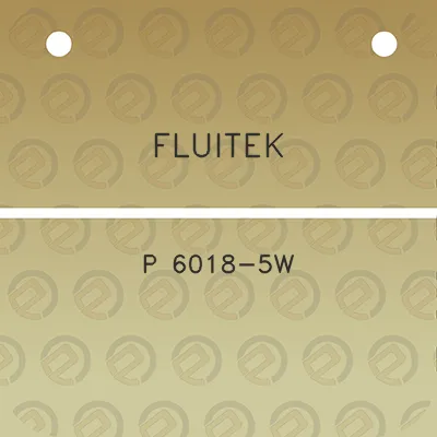 fluitek-p-6018-5w