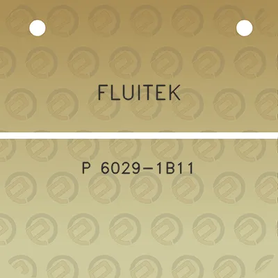 fluitek-p-6029-1b11