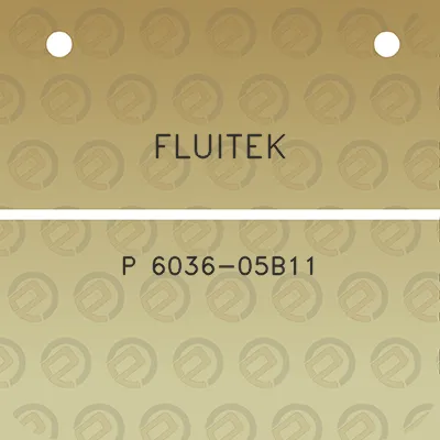 fluitek-p-6036-05b11