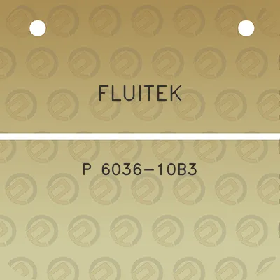 fluitek-p-6036-10b3