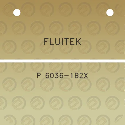 fluitek-p-6036-1b2x