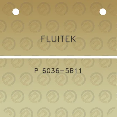 fluitek-p-6036-5b11