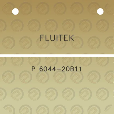 fluitek-p-6044-20b11