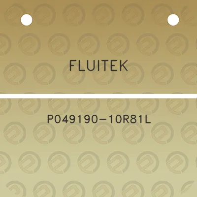 fluitek-p049190-10r81l