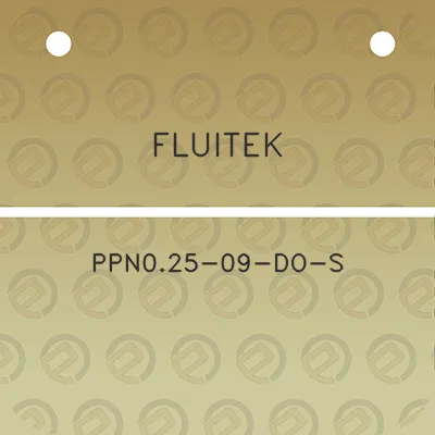 fluitek-ppn025-09-do-s