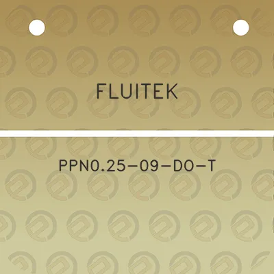 fluitek-ppn025-09-do-t