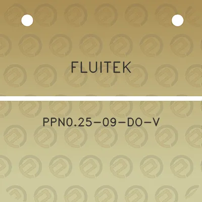 fluitek-ppn025-09-do-v