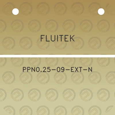 fluitek-ppn025-09-ext-n