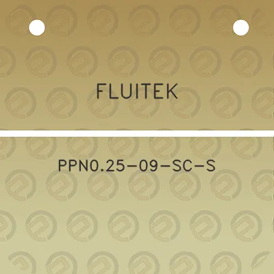 fluitek-ppn025-09-sc-s