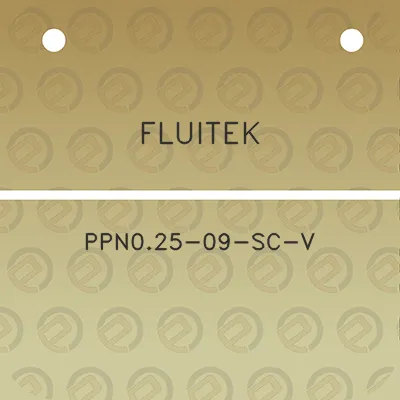 fluitek-ppn025-09-sc-v