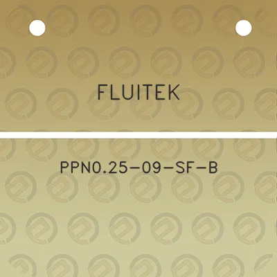 fluitek-ppn025-09-sf-b