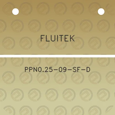 fluitek-ppn025-09-sf-d