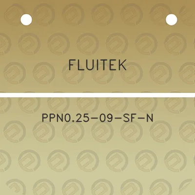 fluitek-ppn025-09-sf-n