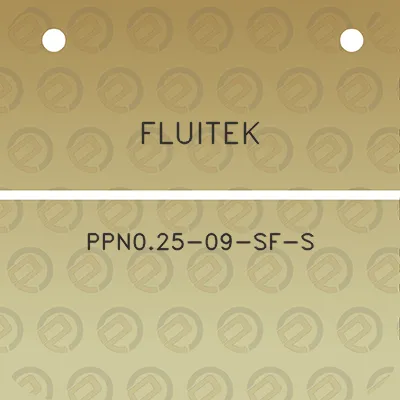 fluitek-ppn025-09-sf-s