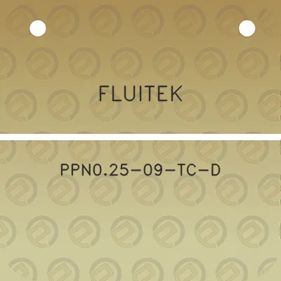 fluitek-ppn025-09-tc-d