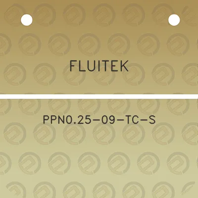 fluitek-ppn025-09-tc-s