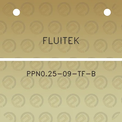 fluitek-ppn025-09-tf-b