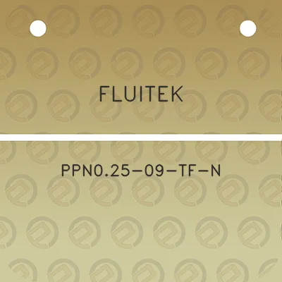 fluitek-ppn025-09-tf-n