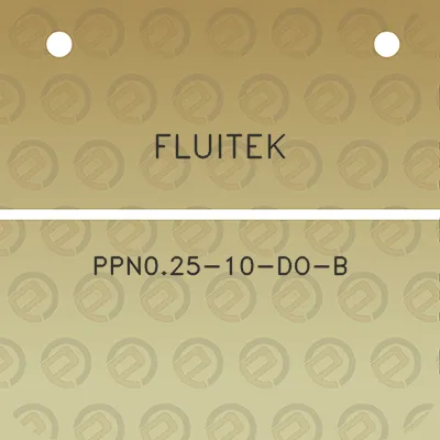 fluitek-ppn025-10-do-b