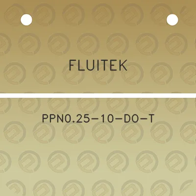 fluitek-ppn025-10-do-t