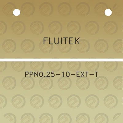 fluitek-ppn025-10-ext-t