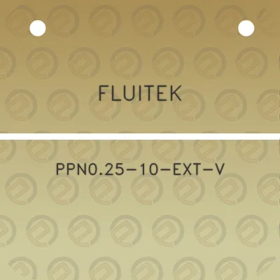 fluitek-ppn025-10-ext-v