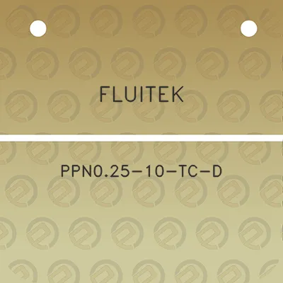 fluitek-ppn025-10-tc-d