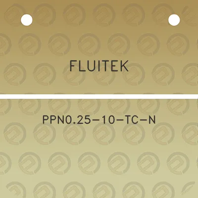 fluitek-ppn025-10-tc-n