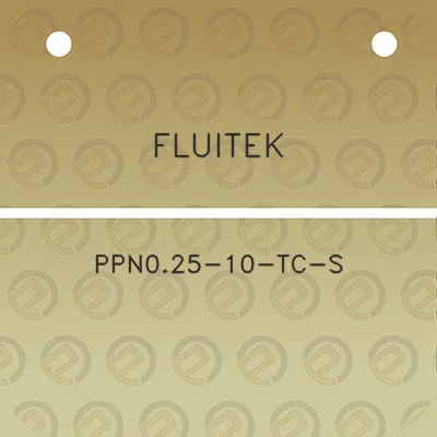 fluitek-ppn025-10-tc-s