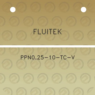 fluitek-ppn025-10-tc-v