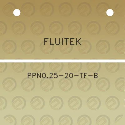 fluitek-ppn025-20-tf-b