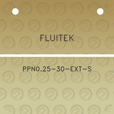 fluitek-ppn025-30-ext-s