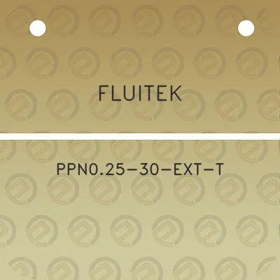 fluitek-ppn025-30-ext-t