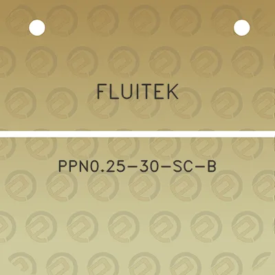 fluitek-ppn025-30-sc-b