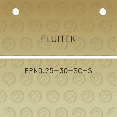 fluitek-ppn025-30-sc-s