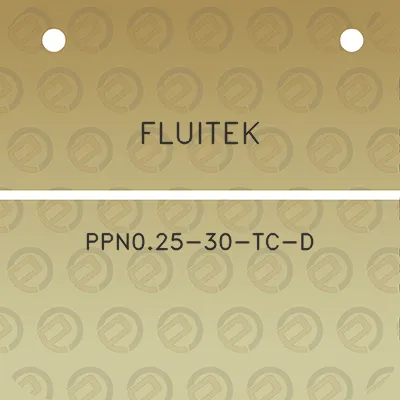 fluitek-ppn025-30-tc-d