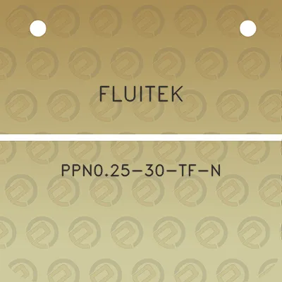 fluitek-ppn025-30-tf-n