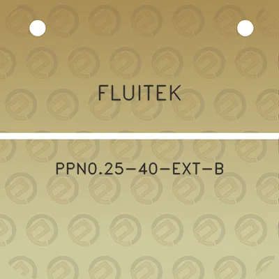 fluitek-ppn025-40-ext-b