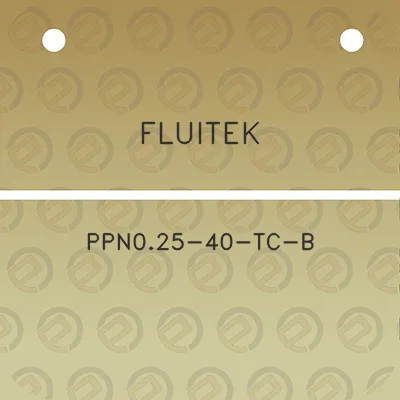 fluitek-ppn025-40-tc-b