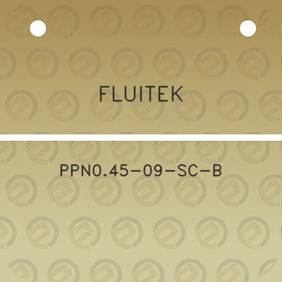 fluitek-ppn045-09-sc-b