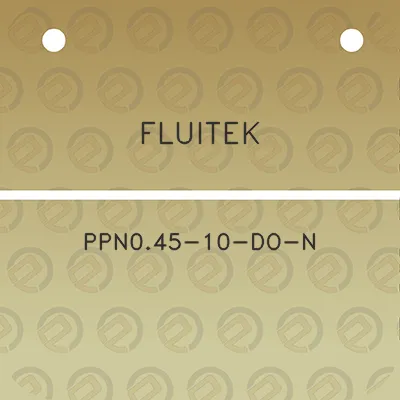 fluitek-ppn045-10-do-n