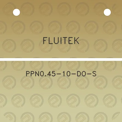 fluitek-ppn045-10-do-s