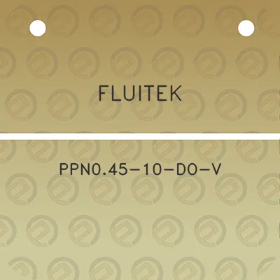 fluitek-ppn045-10-do-v