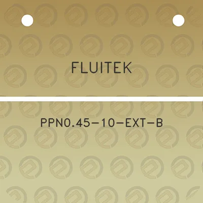 fluitek-ppn045-10-ext-b