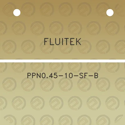 fluitek-ppn045-10-sf-b