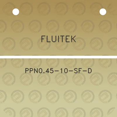 fluitek-ppn045-10-sf-d