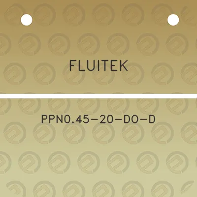 fluitek-ppn045-20-do-d