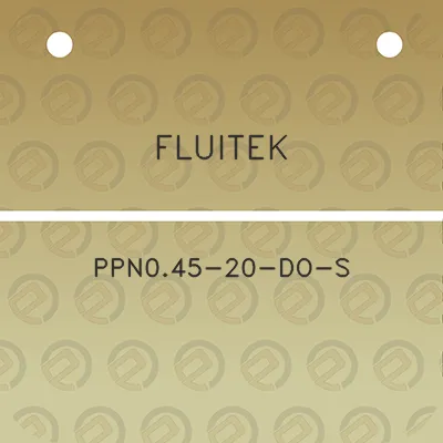 fluitek-ppn045-20-do-s