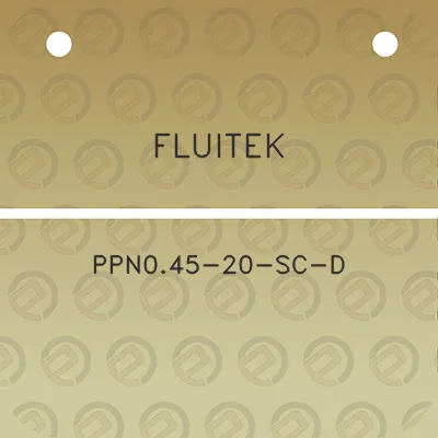 fluitek-ppn045-20-sc-d