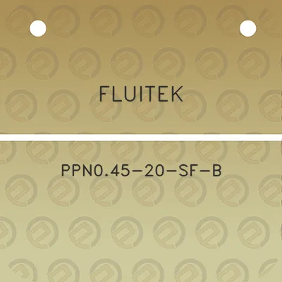 fluitek-ppn045-20-sf-b